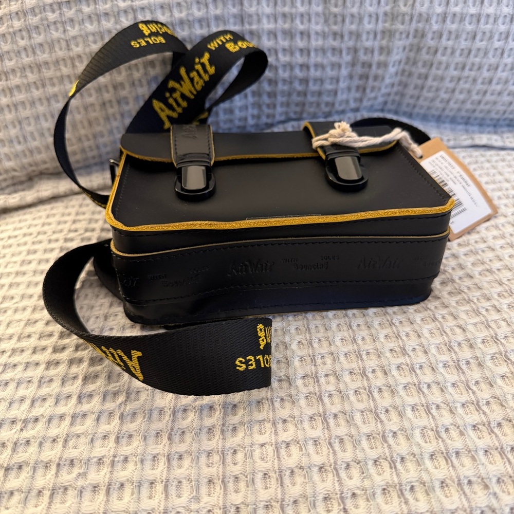 Dr. Martens Black and Yellow Crossbody Bag - Picture 5 of 11
